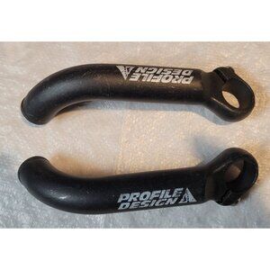 Profile Design Short Bend Black Anodized Bar Ends
